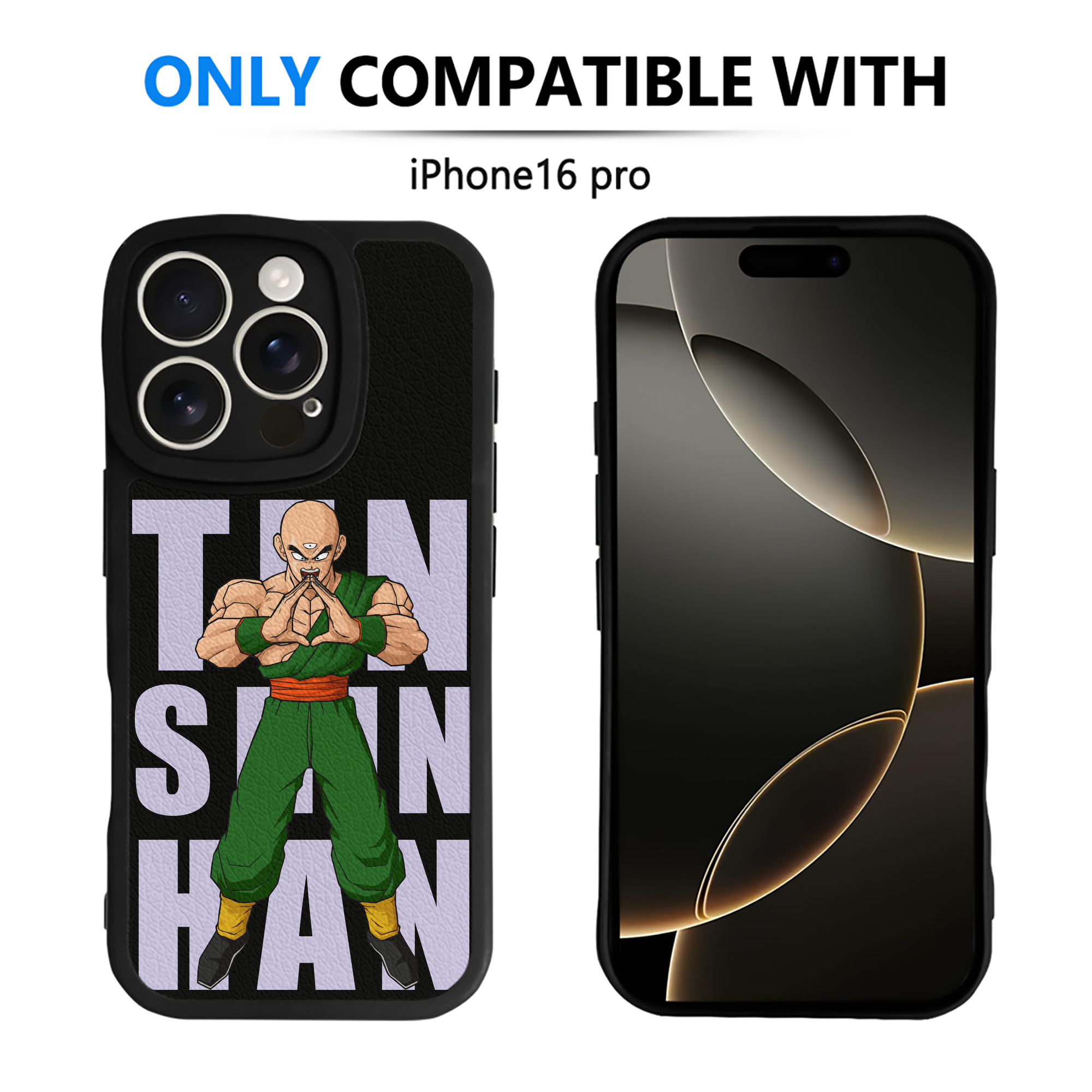 （画像用） ドラゴンボール DRAGON BALL 【iPhone 16シリーズ対応】シリコンスマホケース（レザー調） 材質：シリコン